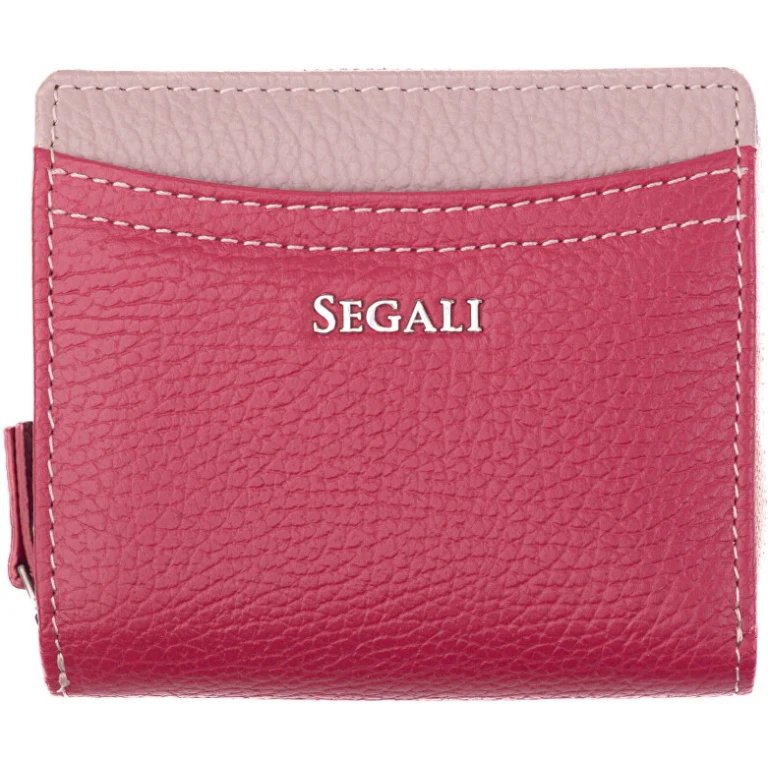 Women's Leather Wallet magenta rose