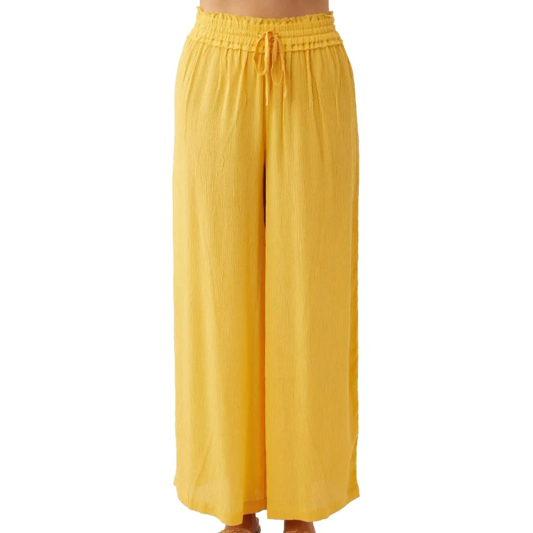 Ninette Solid Woven Pull-On Pant - Women's