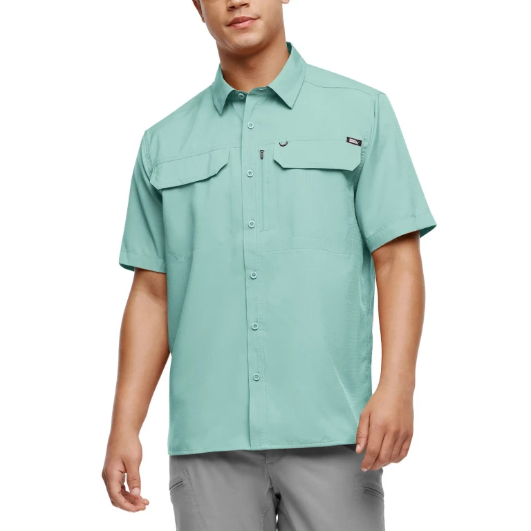 Woven Tech Shirt Light Blue 3XL:- Light Blue, 3XL