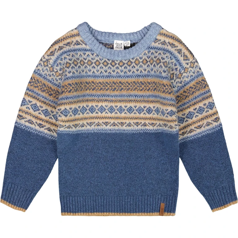 Norwegian Jacquard Knit Sweater - Little Boy