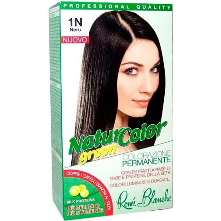 Haarverf Permanente Kleuring Naturale Nature Color Groen1 N Zwart