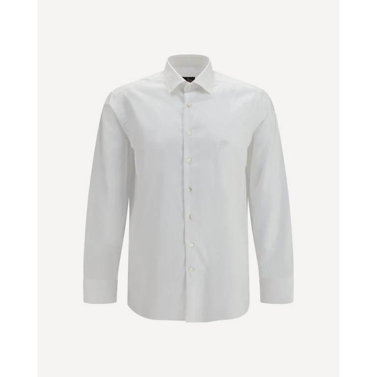Roma cotton Shirt with Pegaso logo Male 38