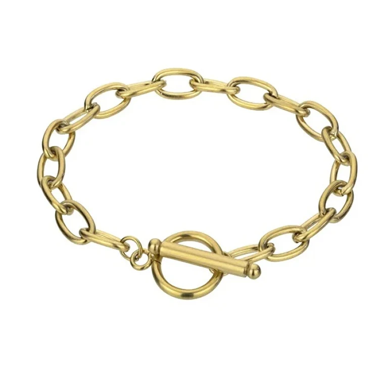 Gold Plated Chain Bracelet Raegan Gold Mcb23064G