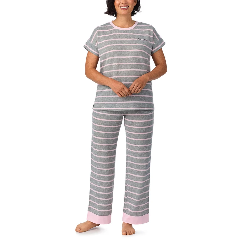 Women's Pajama Set Grey L:- Grey - Online Only, L