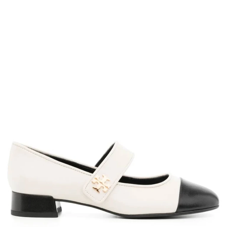 Cap-Toe Leather Ballet Mary Janes