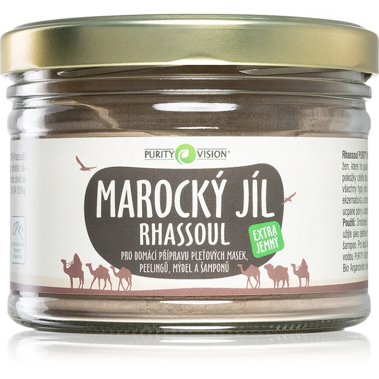 Rhassoul Moroccan clay for the preparation of face masks, scrubs, soaps and shampoos 450 g