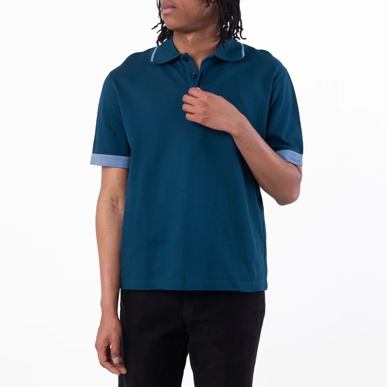 Polo Ralph Lauren Contrast Sleeve Cotton Polo Shirt