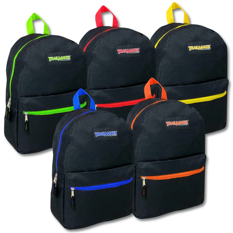 17' Backpacks - Black - 24 Pack