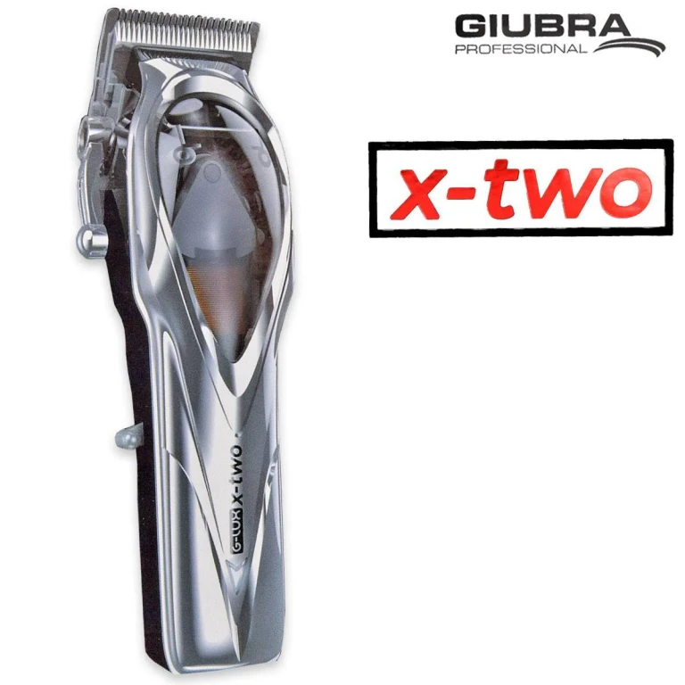 G-Lux X-Two Silver Hair Clipper Fixed Head Japanese Steel 440