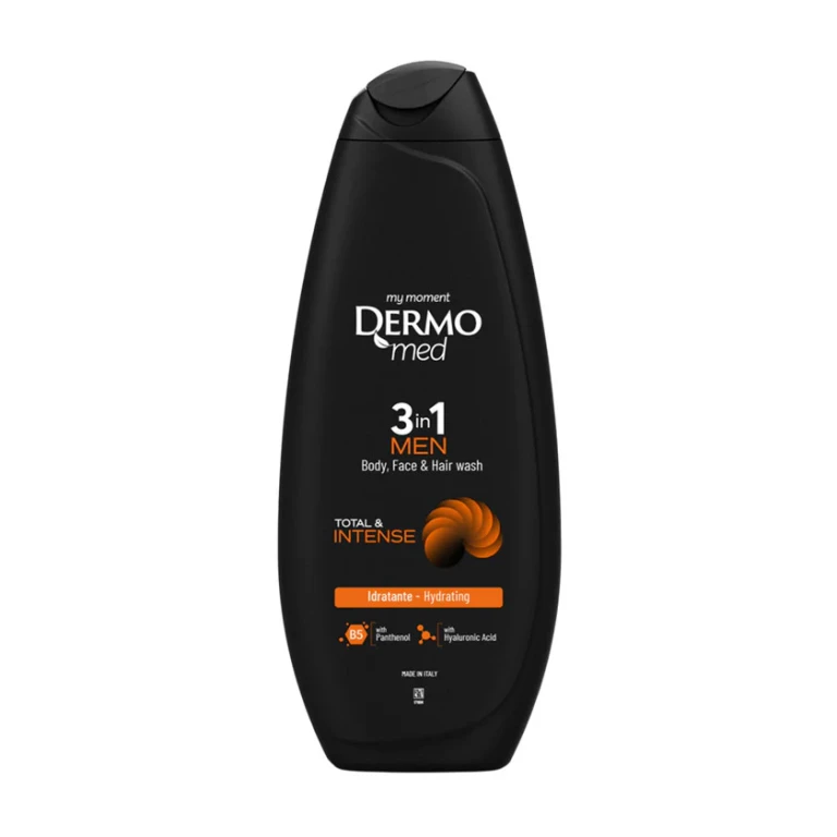 Men 3in1 Body, Face, Hair Total & Intense Shower Gel 250 ml