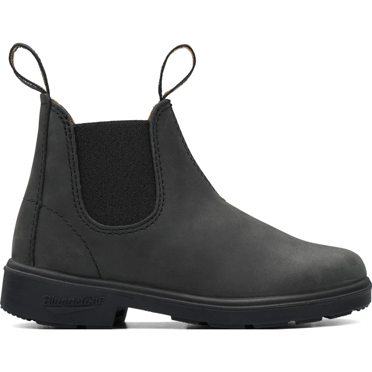 1325 - Rustic Black Boots - Kids