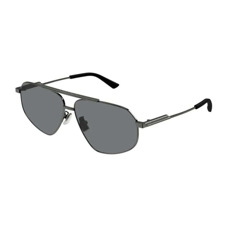 Unisex Grey Aviator Sunglasses BV1194S 001
