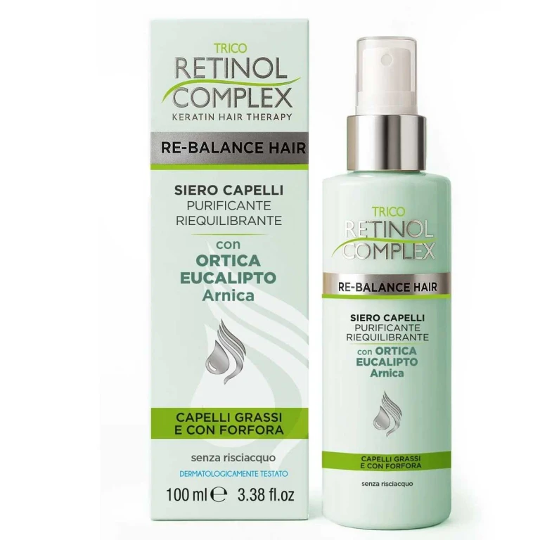 Retinol Complex Purifying Anti-Dandruff Hair Serum with Nettle, Eucalyptus, and Arnica 100ml