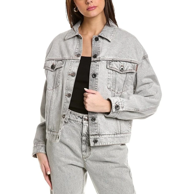Wolight Grey Denim Jacket
