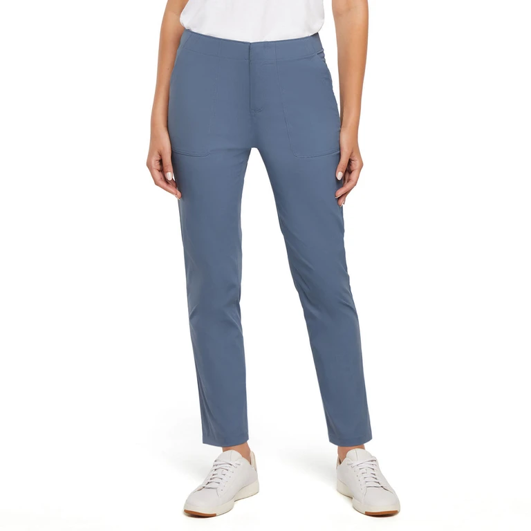SLIM ANKLE PANT - BLUE 10:- 10, Blue