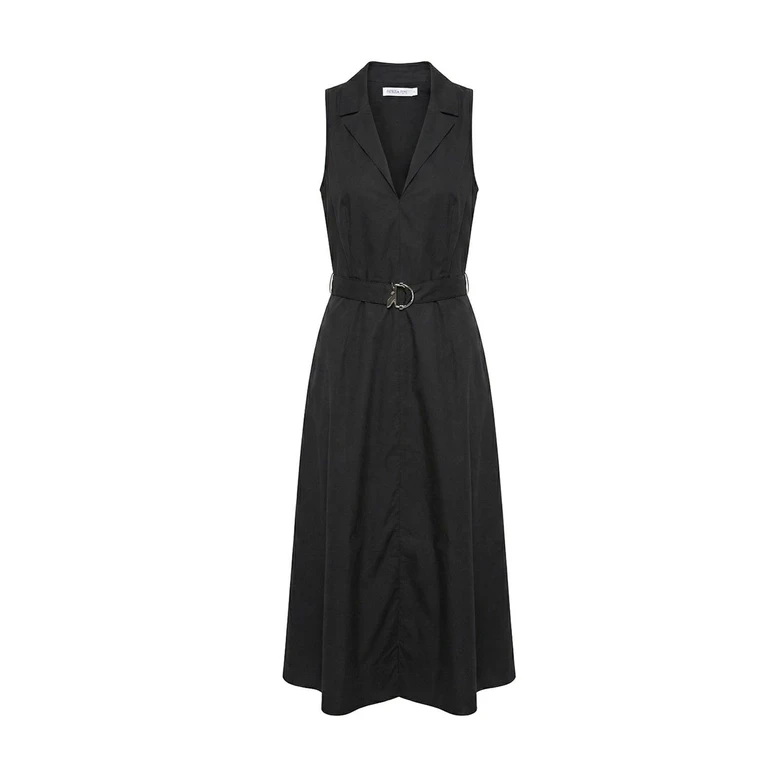 Robe Au Genou - Noir (2A3006A9B9K103)