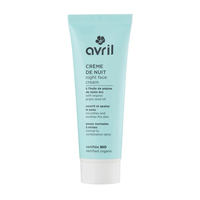 Organic grape seed oil night cream Normal mixed skin 50ml