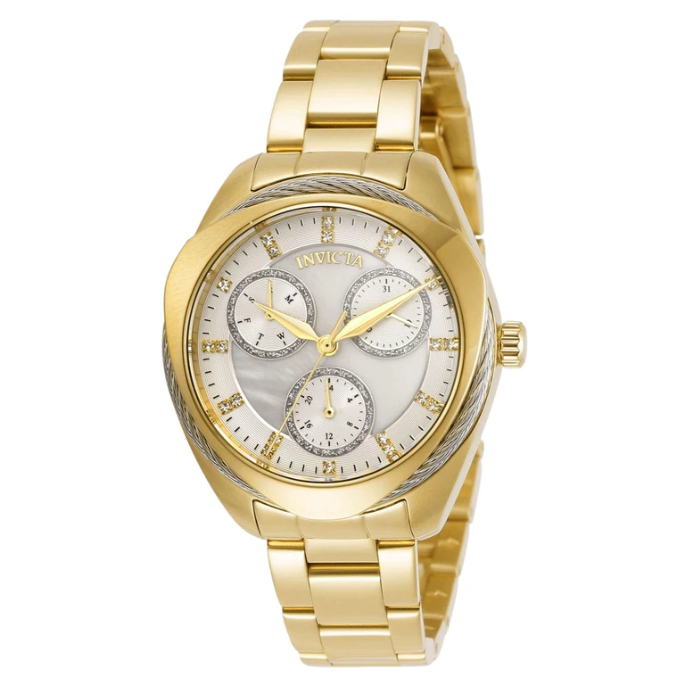 Women's Bolt Quartz 34mm Gold, White Dial