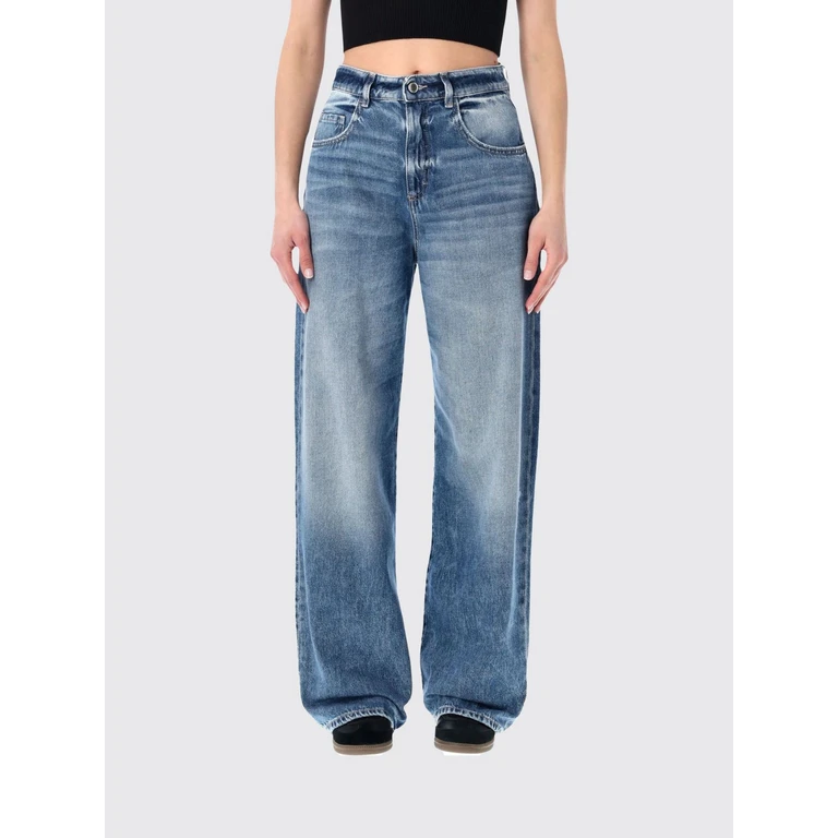 Jeans Woman color Gnawed Blue (POPPYID8833)