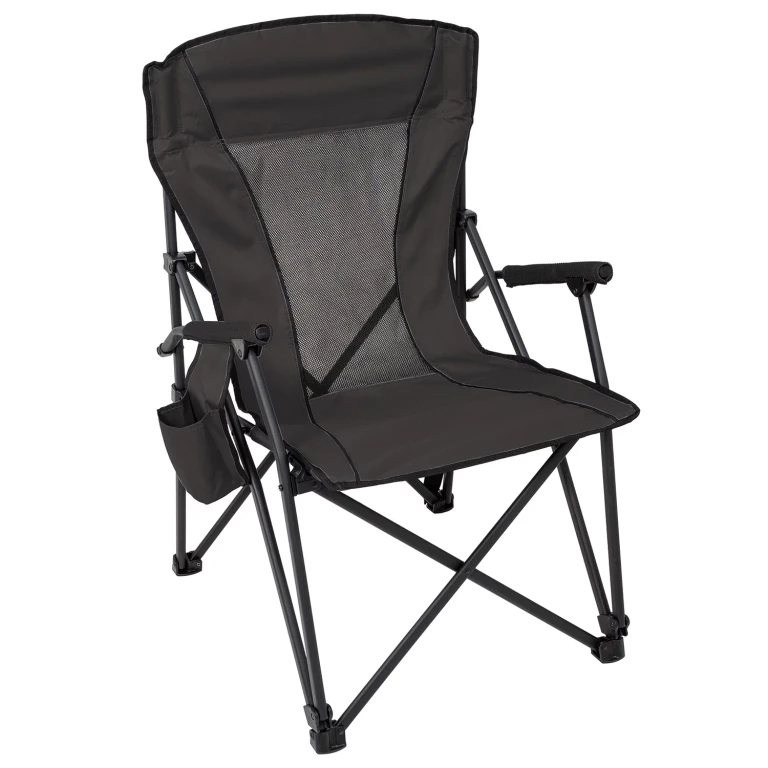 Adult Hard Arm Chair:- Black Soot Black Frame - Online Only