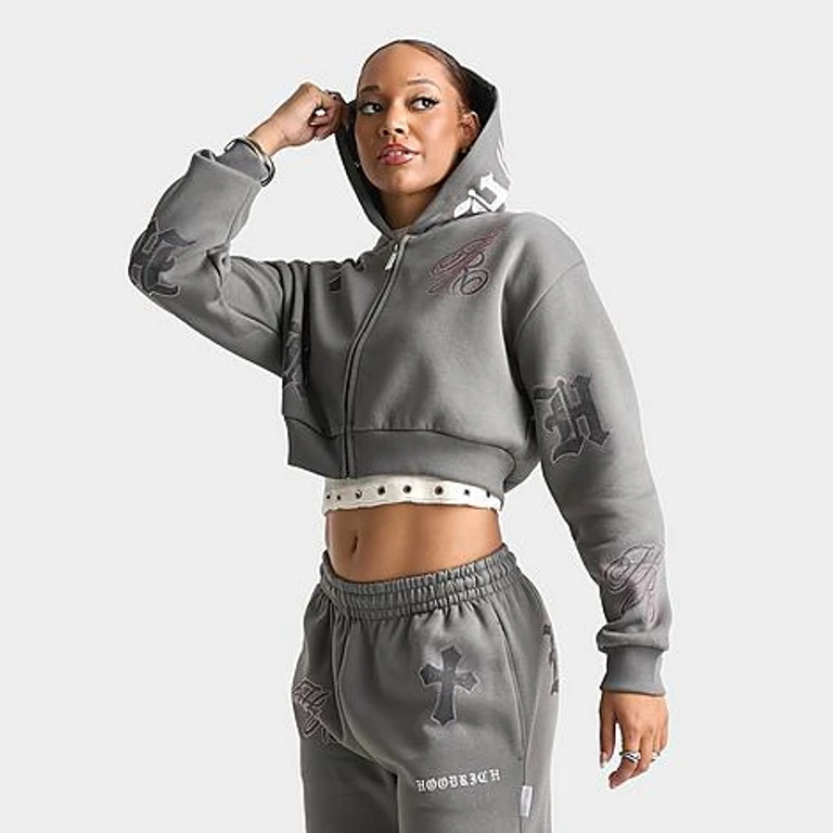 Women's Scarlet Full-Zip Hoodie in Lava Smoke/Pink Size: XS