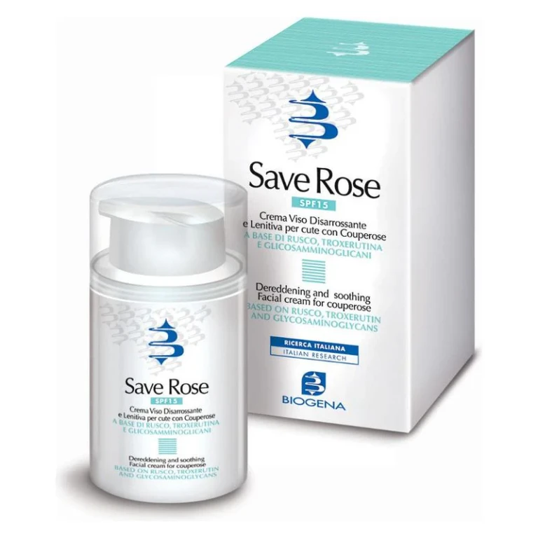 Save Rose Face Cream Anti-Redness and Soothing for Skin with Couperose SPF 15 50 ml