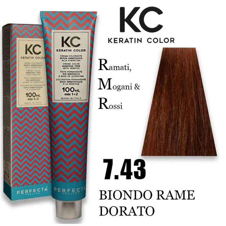 Kc Keratin Coloring Cream 100 Ml 7,43