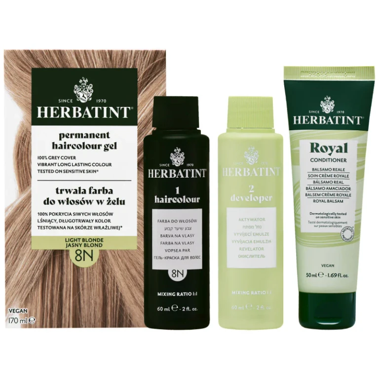 Permanent Hair Color Gel 170ml 8N | Light Blonde