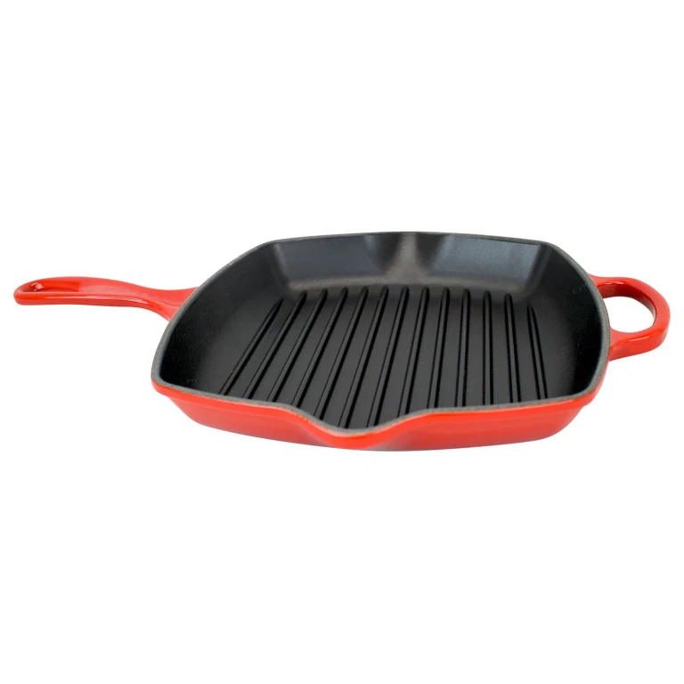 Signature Square Skillet Grill 10.25 Inch: Cerise:- Cerise, 10.25 Inch