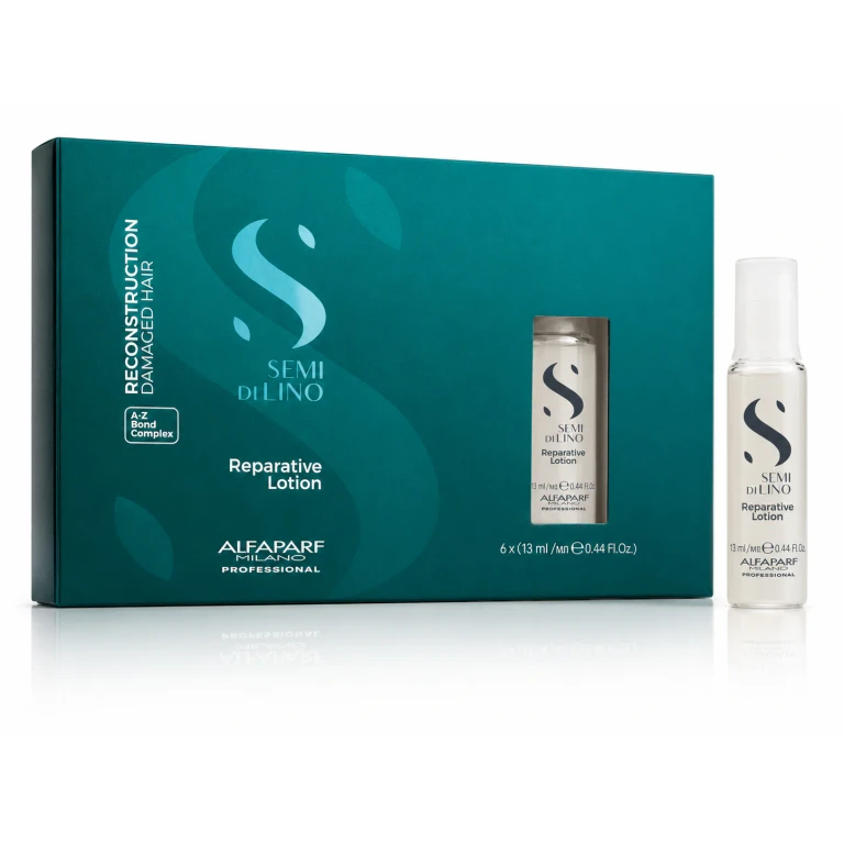 Milano Semi di Lino Reconstruction Reparative regenerating treatment for damaged hair 6×13 ml