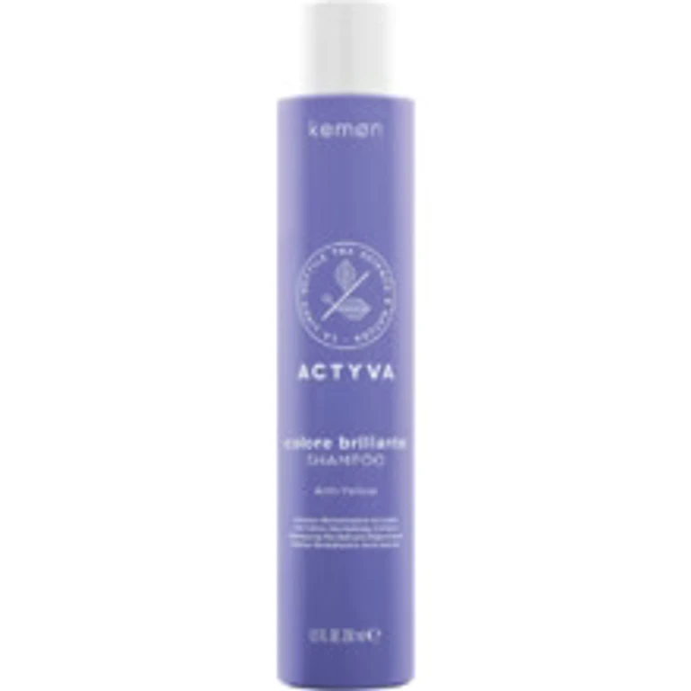 Actyva Brilliant Color Anti-Yellow Shampoo - Neutralizing shampoo for blonde hair - 250ml