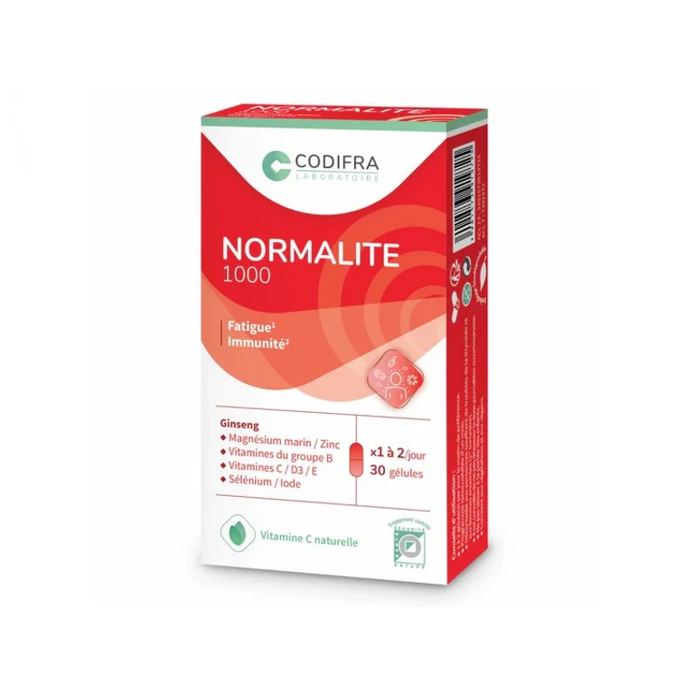 Normalite 1000 Tiredness and immunity 30 capsules