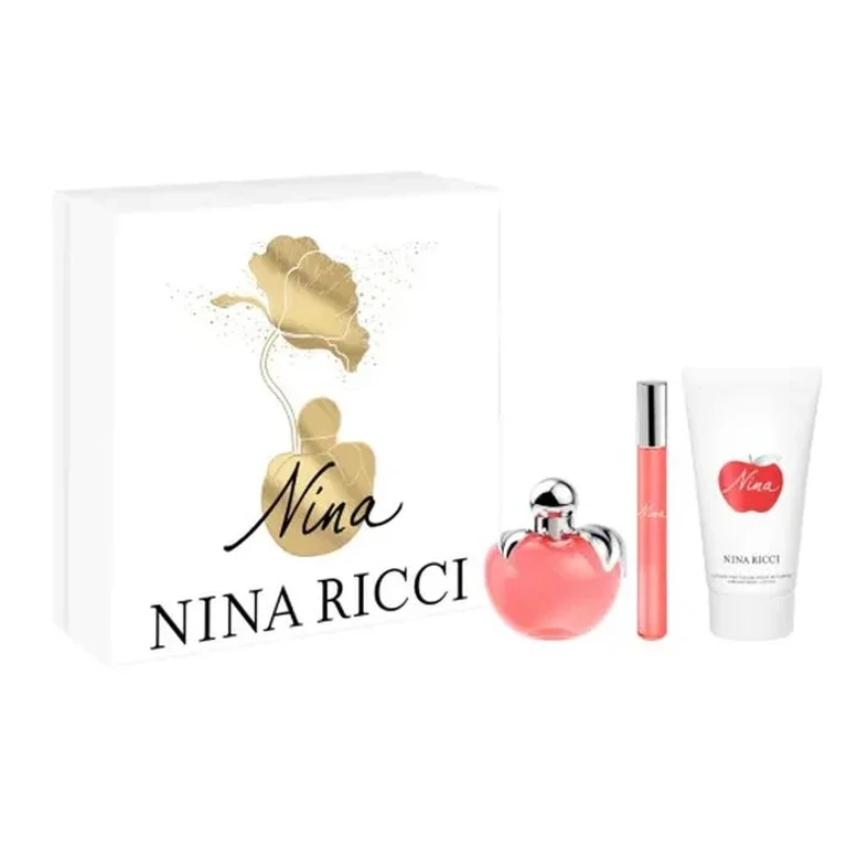 Nina Eau de Toilette Spray 50ml Set of 3 pieces