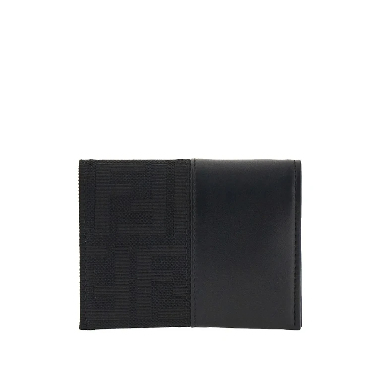 Porte-cartes bi-fold FENDI FF jacquard