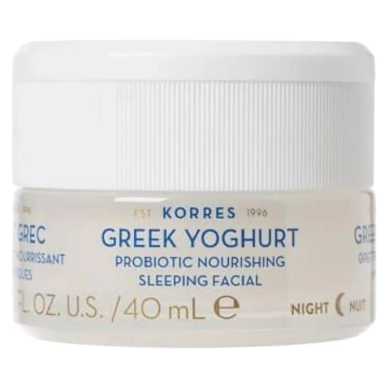 Nourishing Greek yogurt body cream for the face for night 40 ml