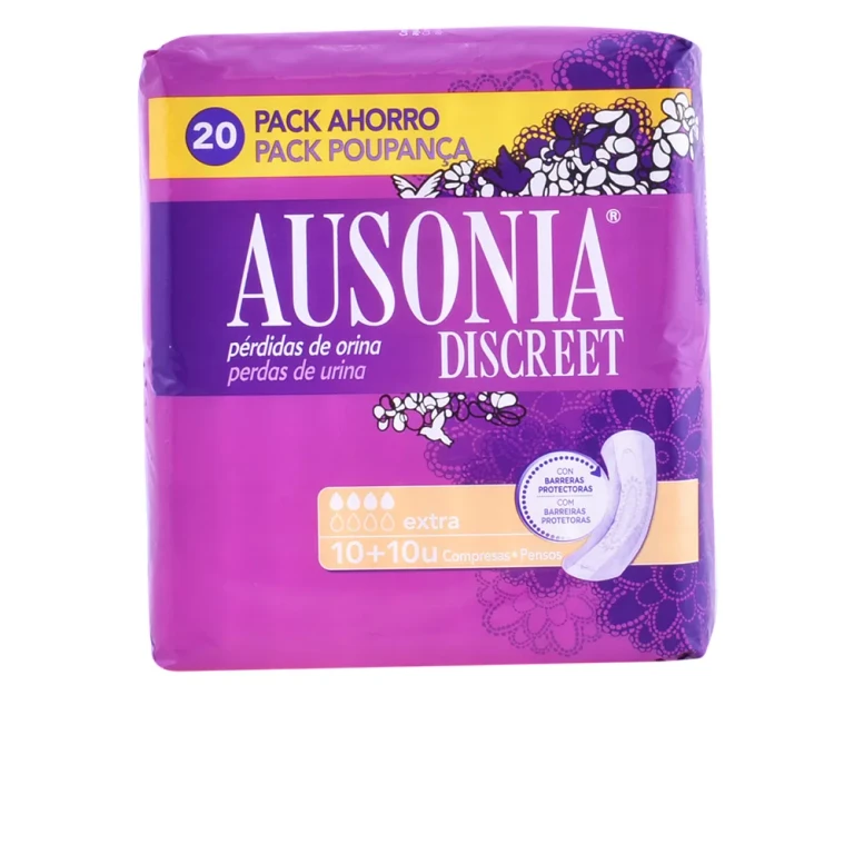 Extra discreet sanitary pads Ausonia 20 units