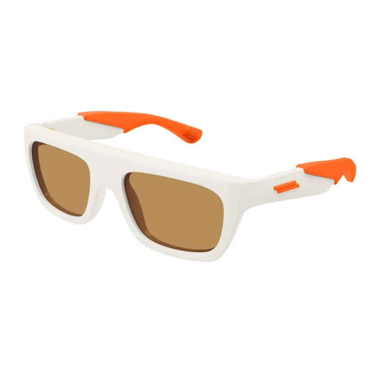 Mens Black Rectangular Sunglasses BV1232S 004