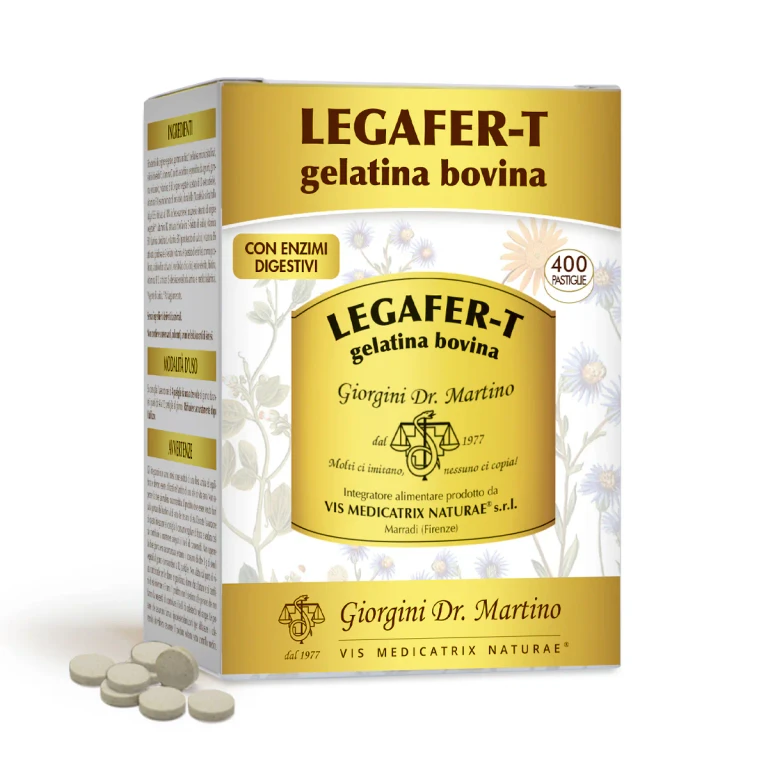 Legafer-T Gelatina Bovina 200 g - Comprimidos de 500 mg