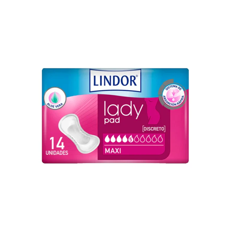 Lindor Lady Pad Maxi 5 Drops 14U