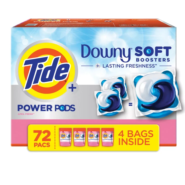 Power PODs Downy Soft Boosters Laundry Detergent Pacs, April Fresh, 72 ct.