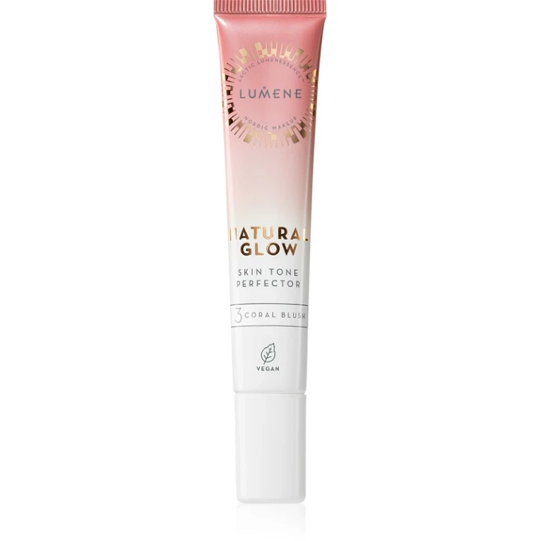 Natural Glow Skin Tone Perfector blush in cream color 3 Coral Blush 20 ml