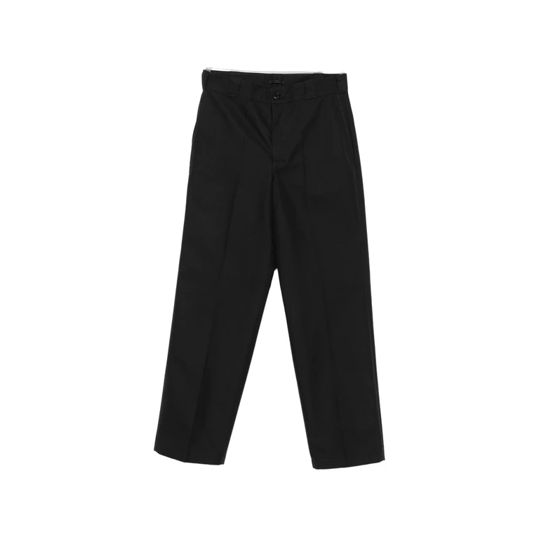 Pressed-crease Logo-plaque Trousers