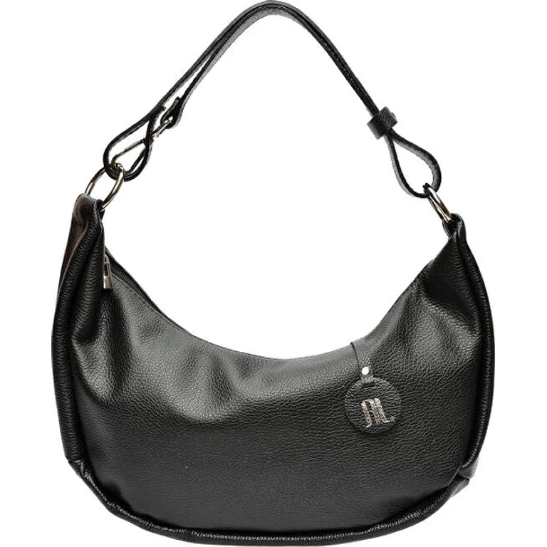 Women's Black Leather Handbag