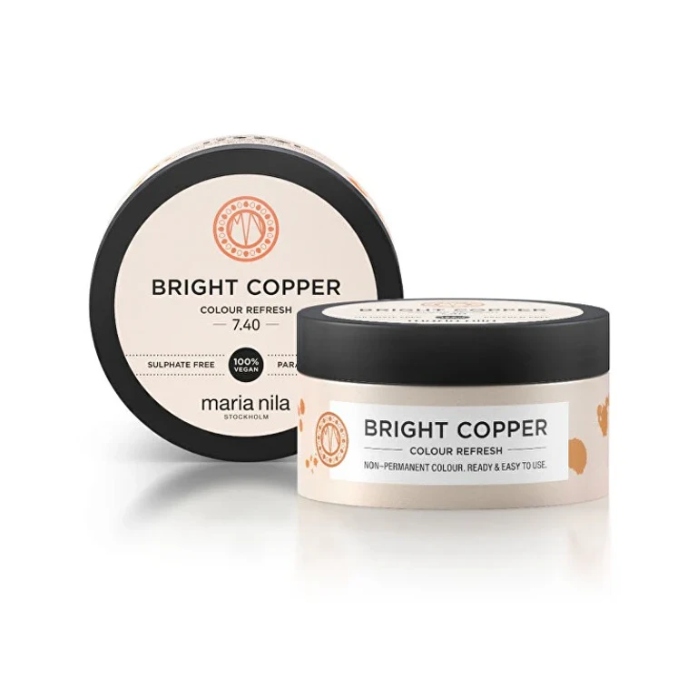 Nourishing Delicate Mask Without Permanent Color Pigments 7.40 Bright Copper (Refreshing Color Mask) - Volume: 300 Ml
