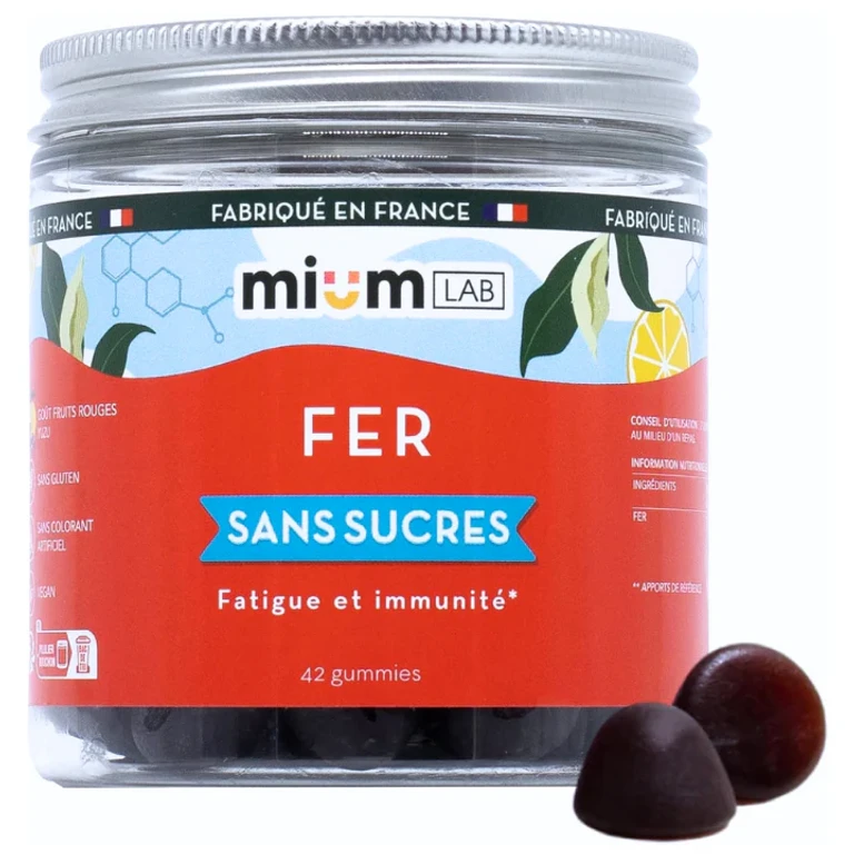 Iron - Sugar Free Red Fruit Yuzu Flavour - 42 gummy candies