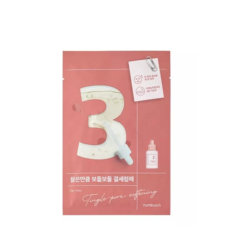 n.3 Pore-softening tissue mask