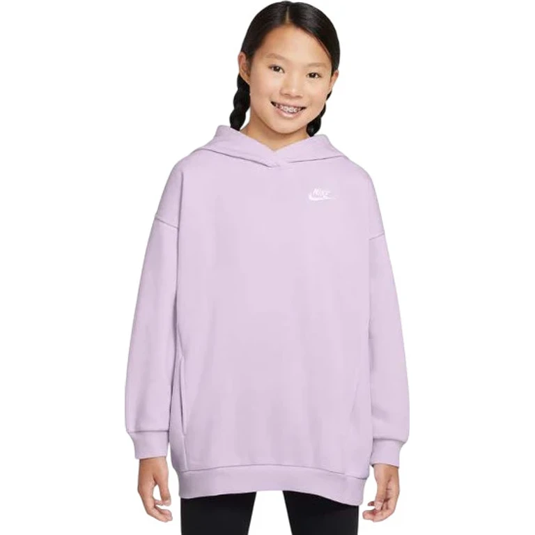 Sportswear Club Fleece Oversized Pullover Hoodie - Big Kids