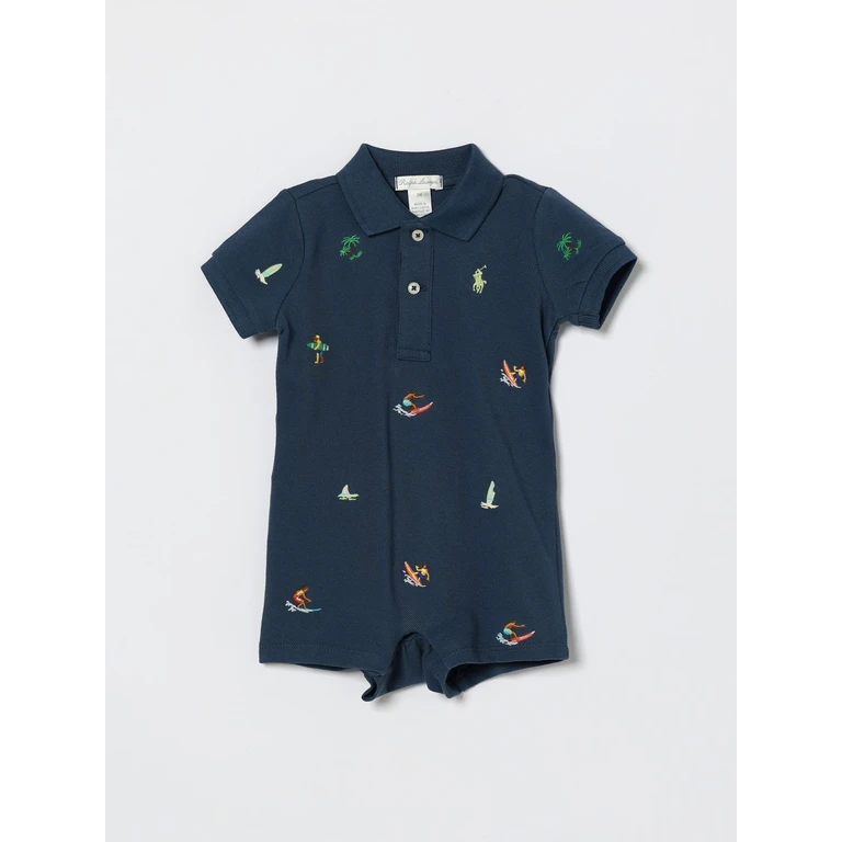 Cotton Jumpsuit with Embroidery (320B14128001)