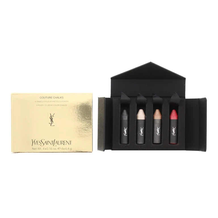 Gift set Yves Saint Laurent Couture Lipstick and Lip Gloss 44 g each Le Rouge Le Noir Le Nude Le Cuivre 4 pieces 176 g