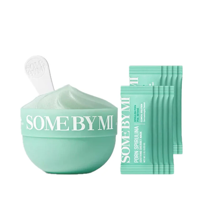 Soothing Face Mask with Spirulina Pdrn (Soothing Sorbet Mask) 10 X 1 G